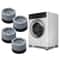 Anti Vibration Washing Machine Pads Non Slip Furniture Feet Protectors Set Of 4 0
