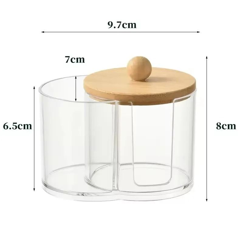 Clear Acrylic Makeup Organizer Jewelry And Cosmetic Storage Case 8