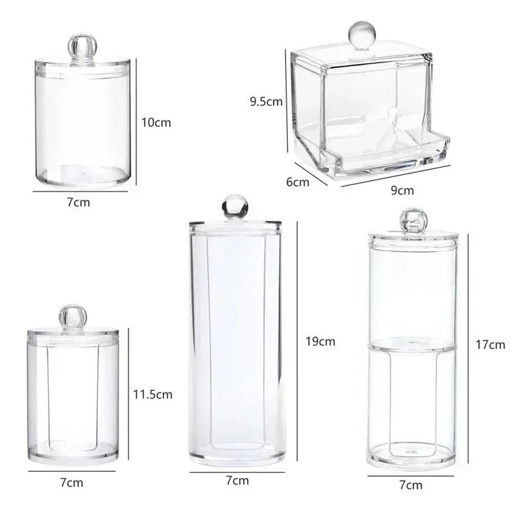 Clear Acrylic Makeup Organizer Jewelry And Cosmetic Storage Case 10