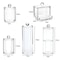 Clear Acrylic Makeup Organizer Jewelry And Cosmetic Storage Case 10