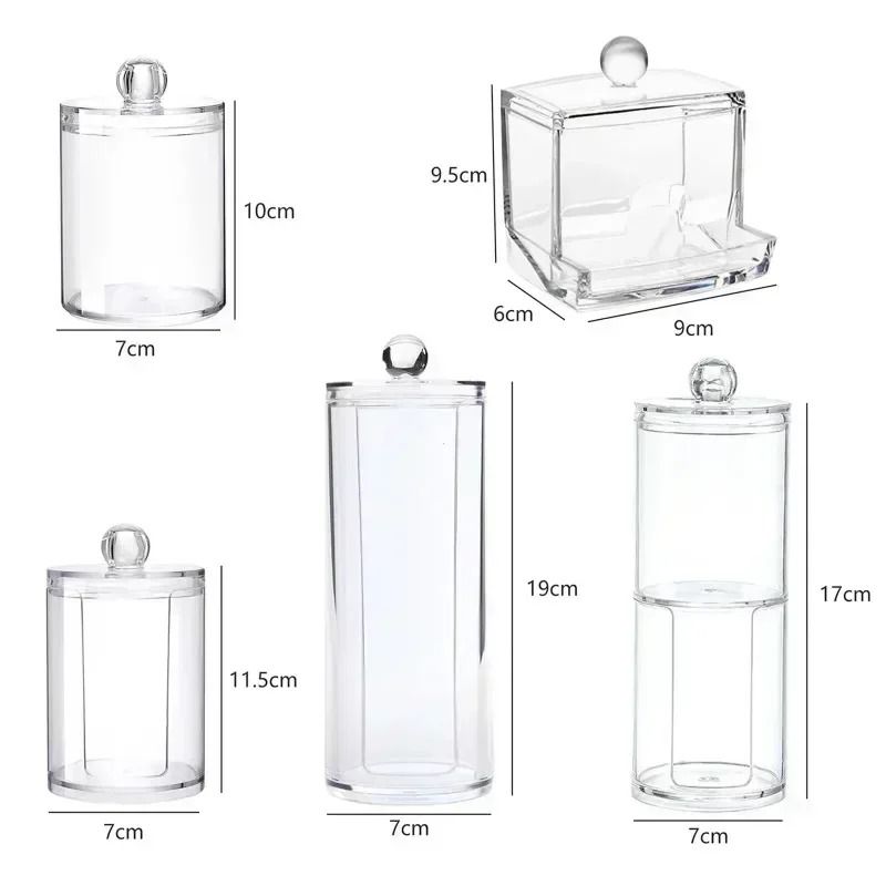 Clear Acrylic Makeup Organizer Jewelry And Cosmetic Storage Case 10