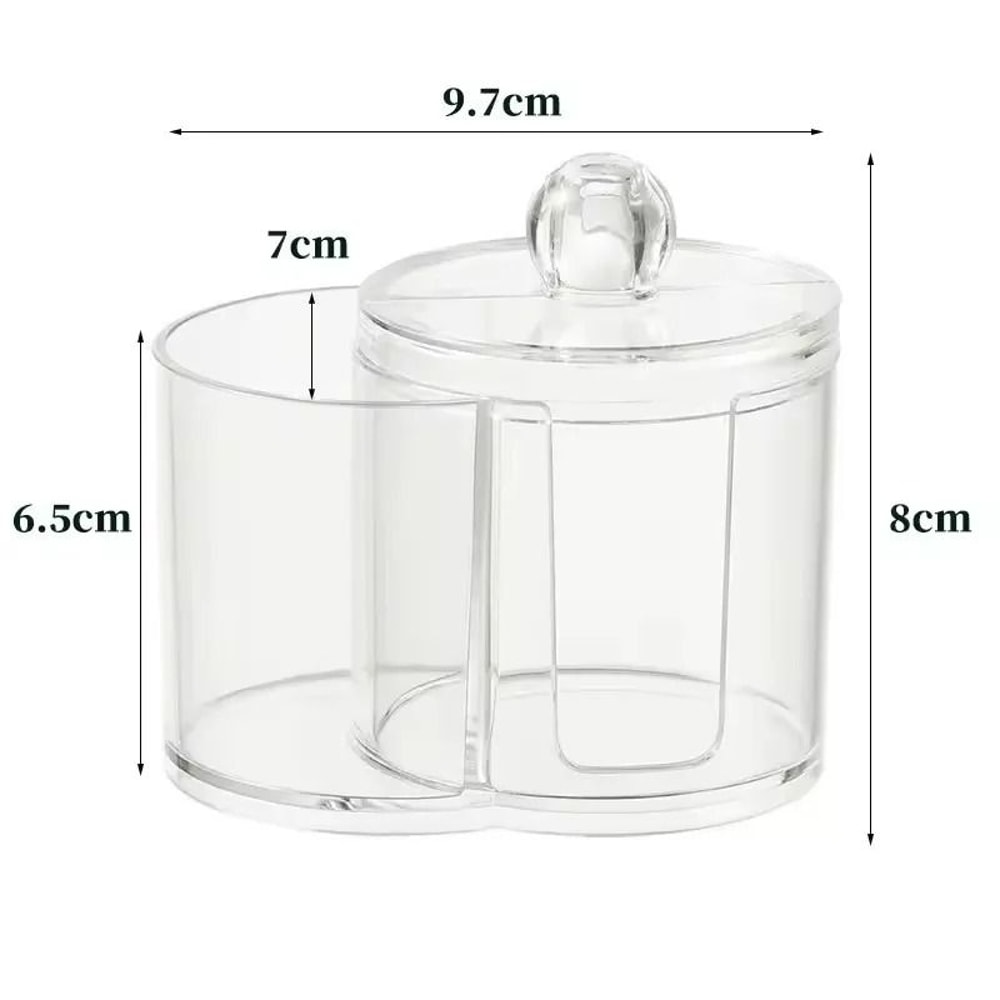 Clear Acrylic Makeup Organizer Jewelry And Cosmetic Storage Case 7