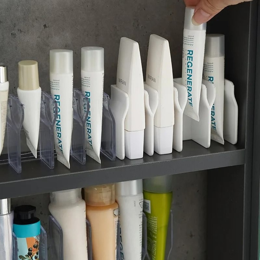 Large Capacity Bathroom Cosmetic Organizer Hand Cream And Cleanser Storage Rack 2