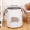 Foldable Waterproof Laundry Storage Basket For Clothes And Toys 2