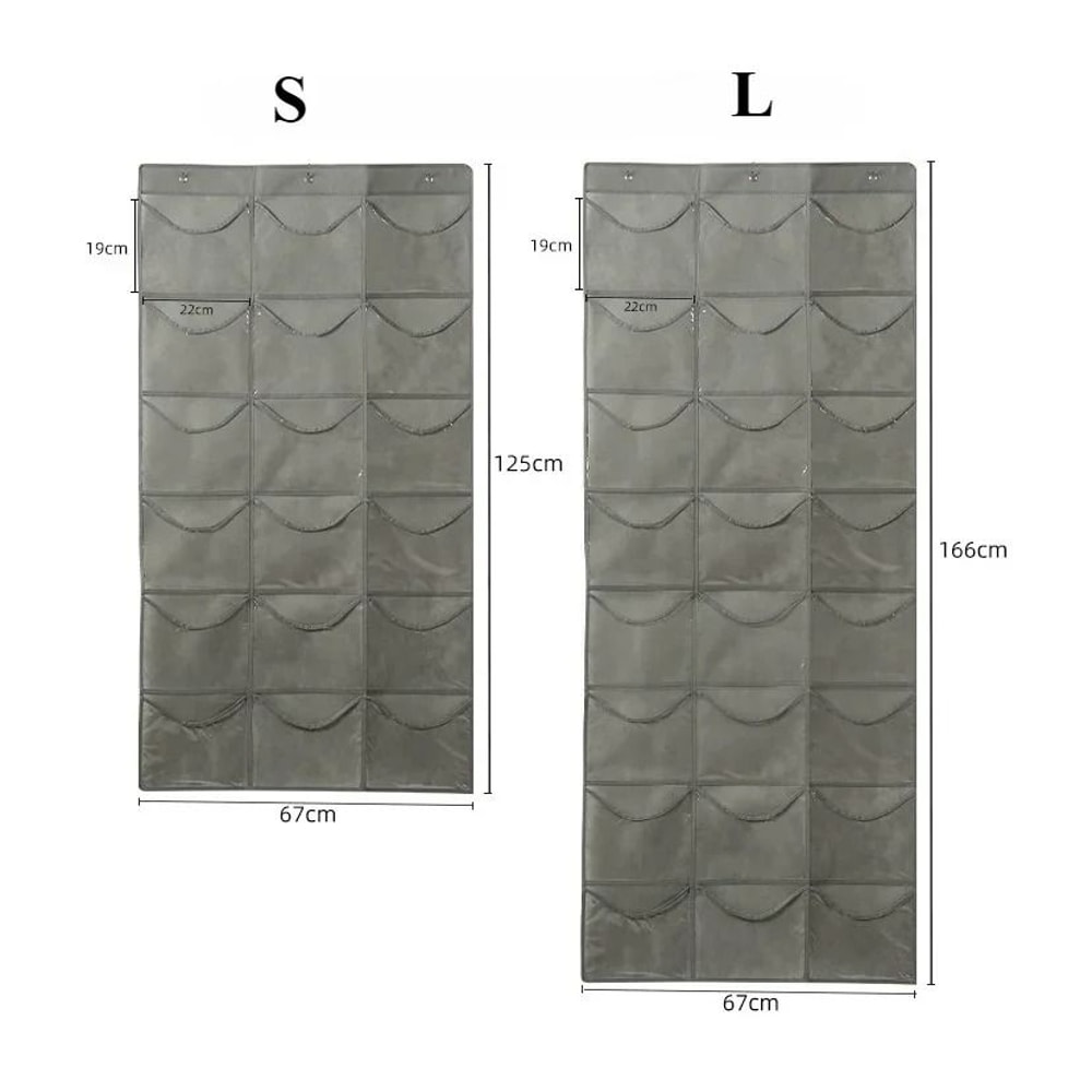 Clear Hat Storage Organizer Over The Door Baseball Cap Holder With Hanging Pockets 0