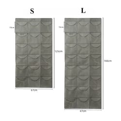 clear hat storage organizer over the door baseball cap holder with hanging pockets