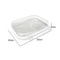 Transparent PVC Travel Cosmetic Bag Waterproof Zipper Storage Box For Makeup And Small Items 2