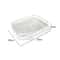 Clear Zippered Hard Storage Pouch Stackable Plastic Organizer For Cosmetics Toys And Supplies 2