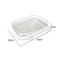 Clear Zippered Hard Storage Pouch Stackable Plastic Organizer For Cosmetics Toys And Supplies 2