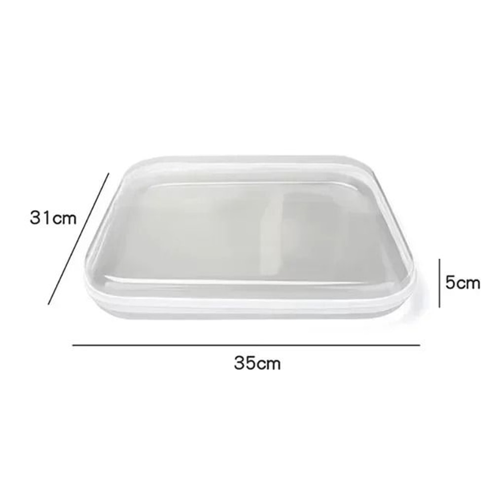 Clear Zippered Hard Storage Pouch Stackable Plastic Organizer For Cosmetics Toys And Supplies 3