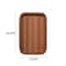 Japanese Style Rectangular Wooden Dinner Plate Walnut Wood Serving Tray 2