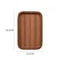Japanese Style Rectangular Wooden Dinner Plate Walnut Wood Serving Tray 2