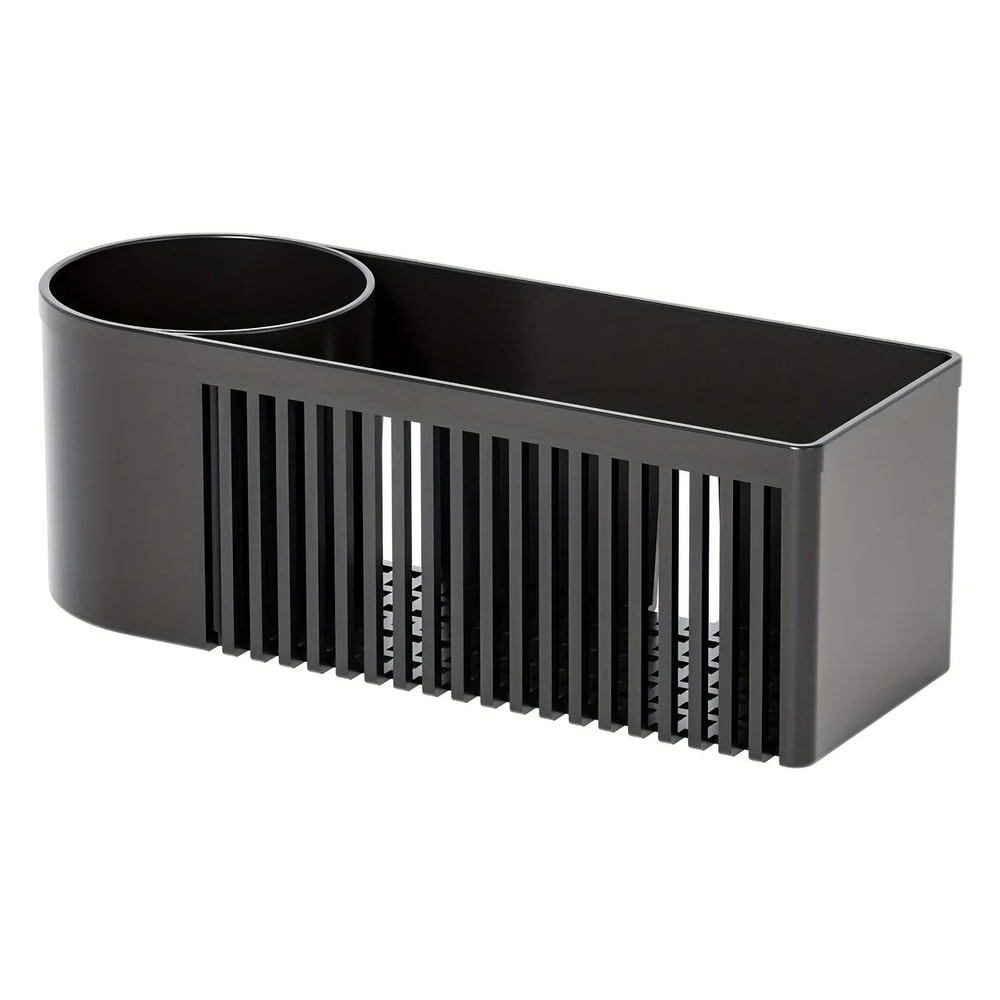 Kitchen Drain Rack Sink Organizer Sponge And Utensil Storage Basket 1