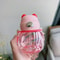 Kids Straw Water Bottle Leakproof BPA Free Cartoon Sippy Cup 450ml 4