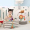 Kids Toy Storage Basket Foldable Canvas Laundry Hamper With Handles 7