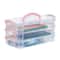 Portable Multi Layer Paintbrush Storage Box Detachable Art And Pen Organizer 3