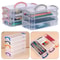 Portable Multi Layer Paintbrush Storage Box Detachable Art And Pen Organizer 0