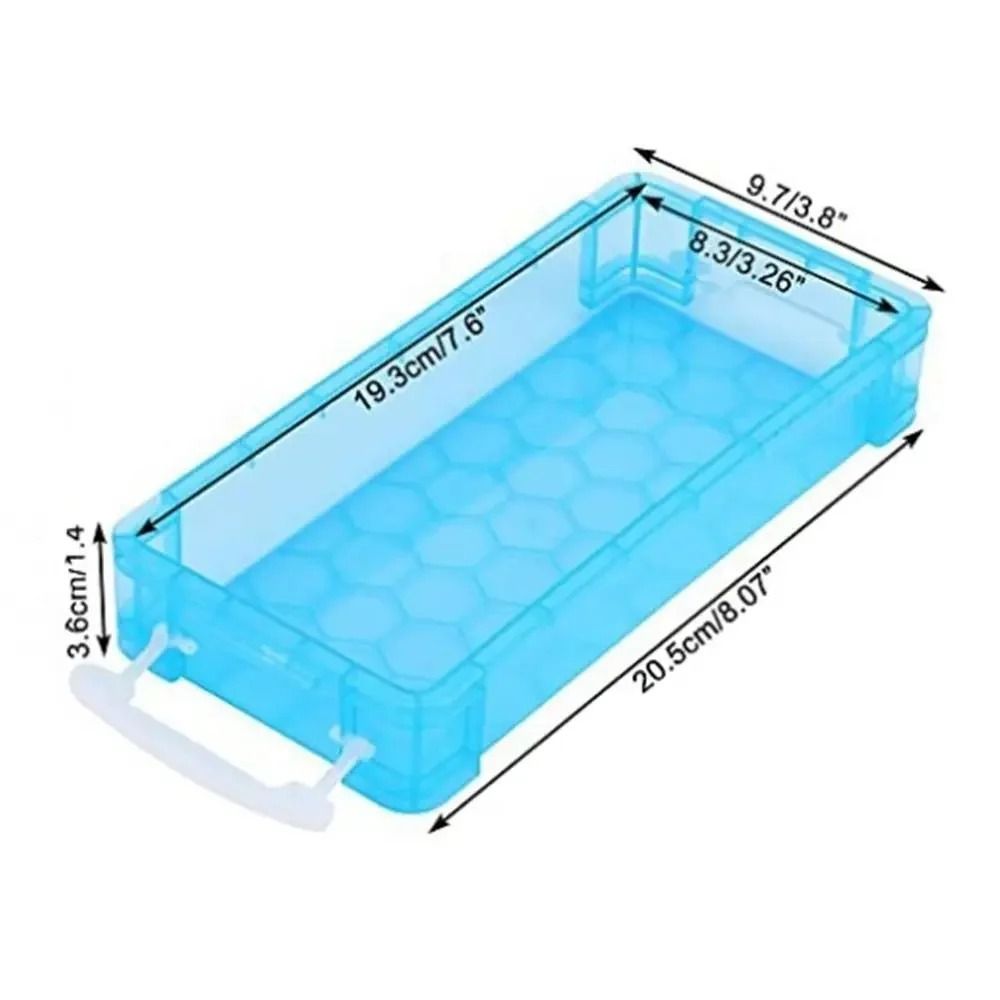 Portable Multi Layer Paintbrush Storage Box Detachable Art And Pen Organizer 6