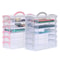Portable Multi Layer Paintbrush Storage Box Detachable Art And Pen Organizer 7