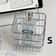 Stainless Steel Storage Basket Multi Purpose Organizer For Bathroom Kitchen And Desk 0