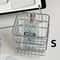 Stainless Steel Storage Basket Multi Purpose Organizer For Bathroom Kitchen And Desk 0