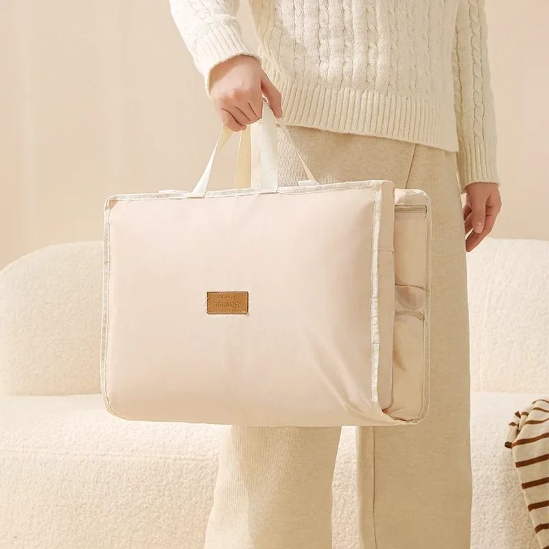 Foldable Hanging Travel Organizer Multi Compartment Clothes Storage Bag 13