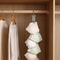 Hanging Hat Organizer With Rope And Clips Baseball Cap Storage Rack For Closet And Door 3