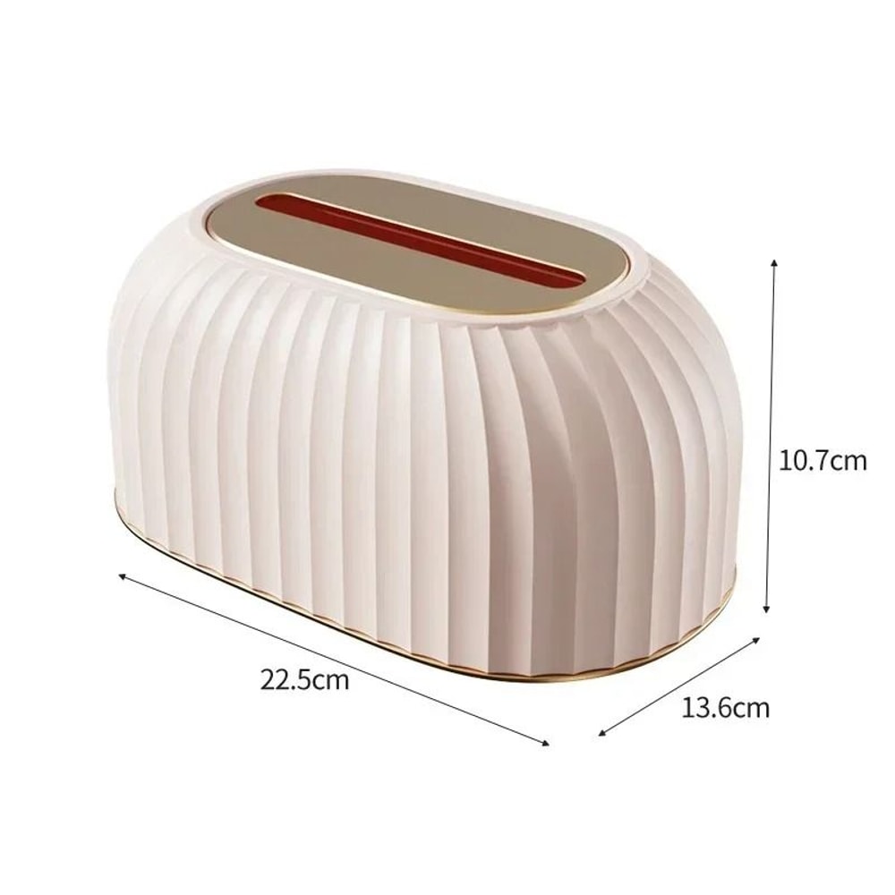 Nordic Striped Tissue Box Holder Decorative Toilet Paper And Napkin Dispenser 4