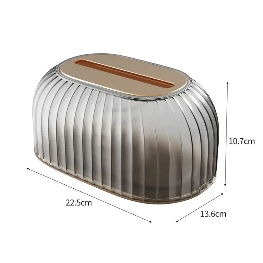 Nordic Striped Tissue Box Holder Decorative Toilet Paper And Napkin Dispenser 1