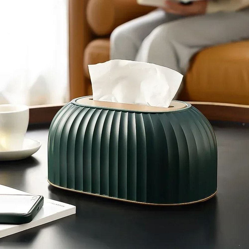Nordic Striped Tissue Box Holder Decorative Toilet Paper And Napkin Dispenser 5