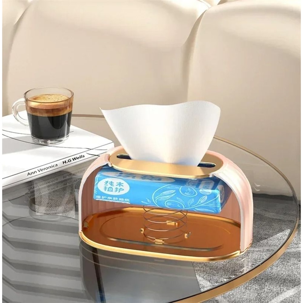 Nordic Striped Tissue Box Holder Decorative Toilet Paper And Napkin Dispenser 7