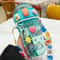 Kids Water Bottle With Double Straw Leak Proof Cute Plastic Bottle 430ml 5