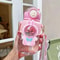 Kids Water Bottle With Straw BPA Free Leakproof Cartoon Tumbler 720ml 5
