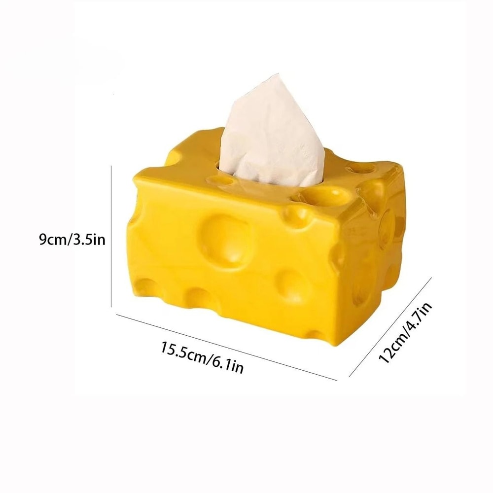 Ceramic Tissue Box Holder Decorative Napkin And Toilet Paper Organizer 5