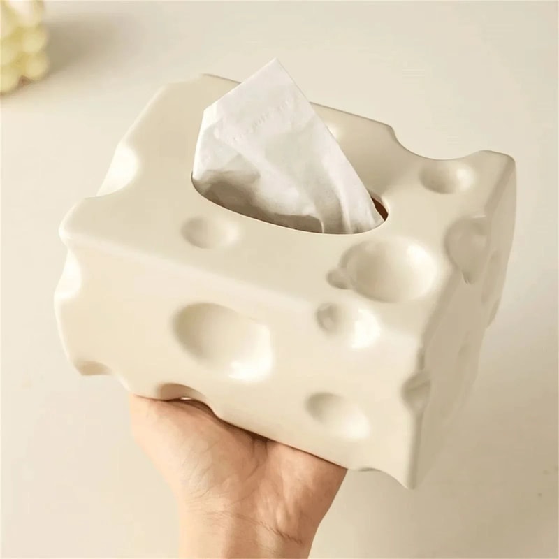 Ceramic Tissue Box Holder Decorative Napkin And Toilet Paper Organizer 6