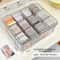 Acrylic Photocard Storage Box Transparent Display Organizer With Compartments 3