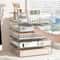 Transparent Stackable Desktop File Tray Large Capacity A4 Paper Organizer 11