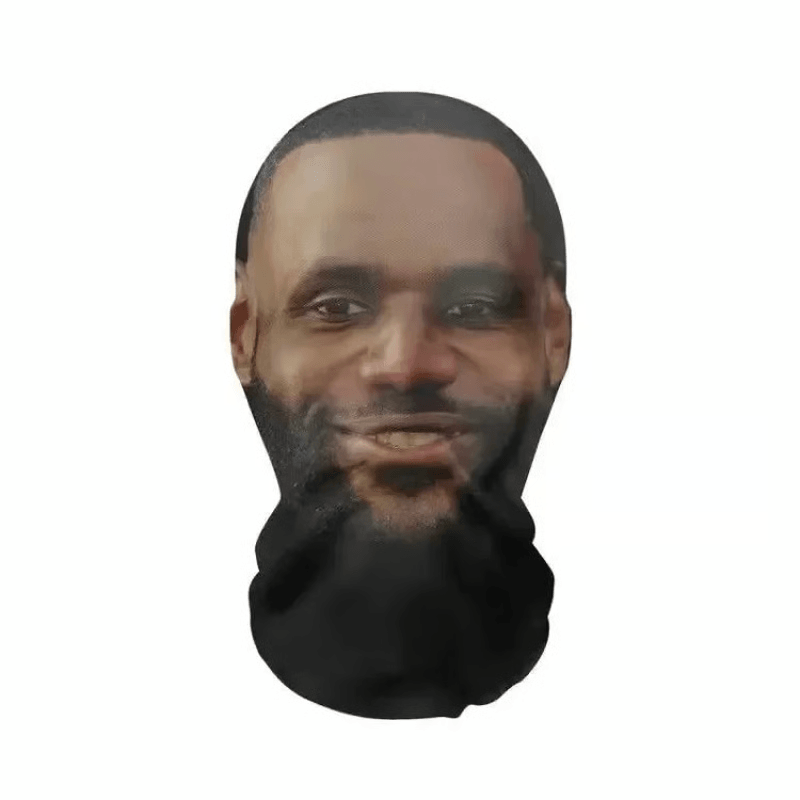 seamless printed face mask for halloween costume