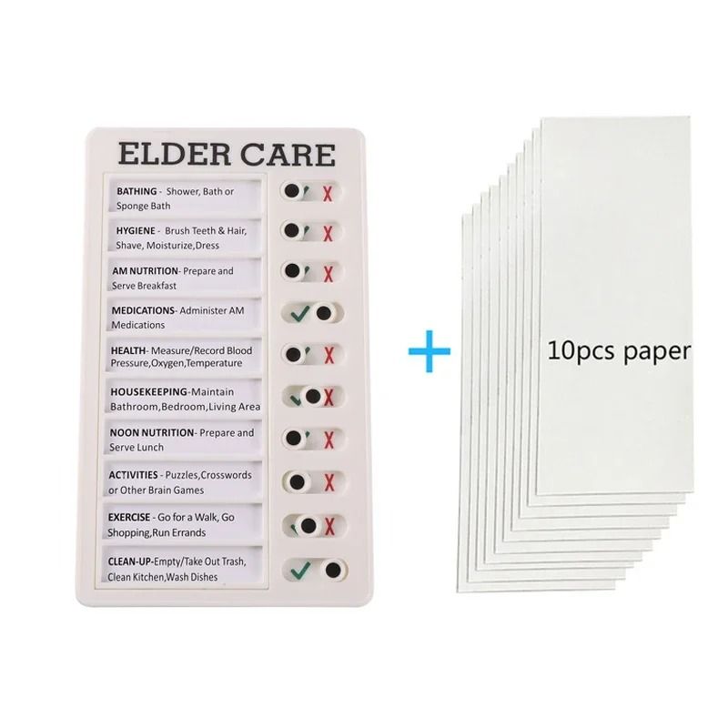 Reusable Kids Chore Chart Daily Planner Responsibility Checklist Board 0