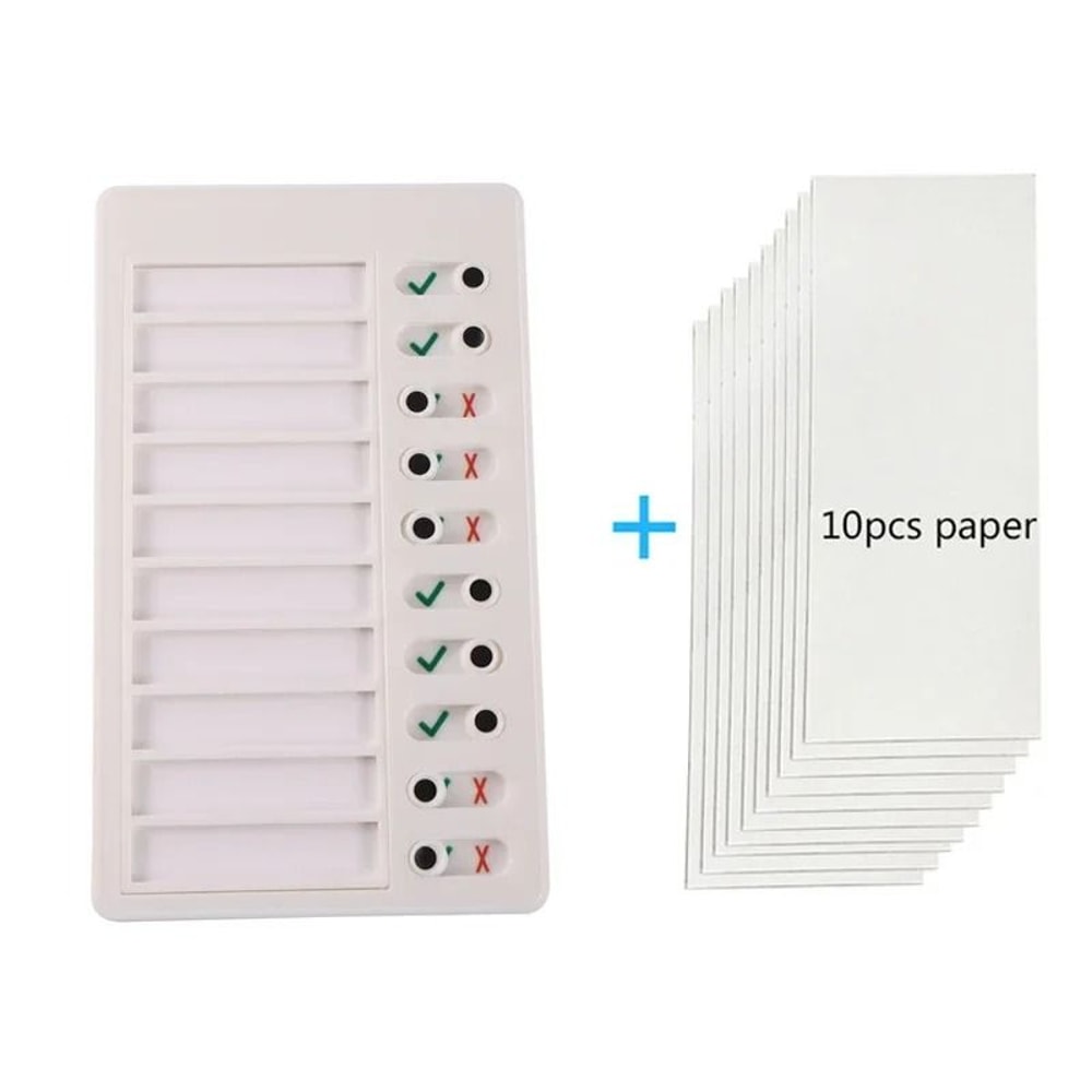 Reusable Kids Chore Chart Daily Planner Responsibility Checklist Board 7