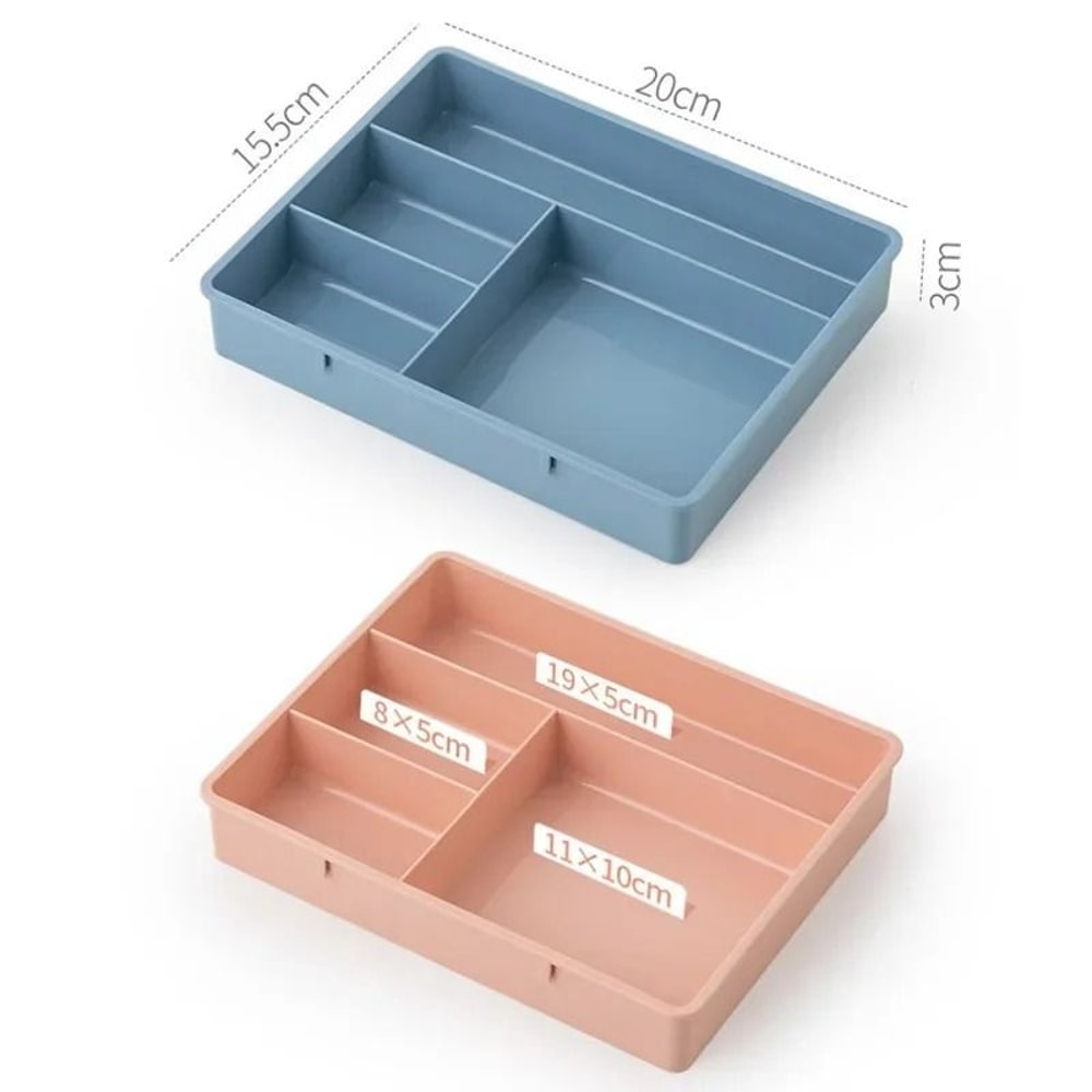 Adjustable Drawer Makeup Storage Box Desktop Cosmetic Organizer With Dividers 5