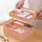 Adjustable Drawer Makeup Storage Box Desktop Cosmetic Organizer With Dividers 7