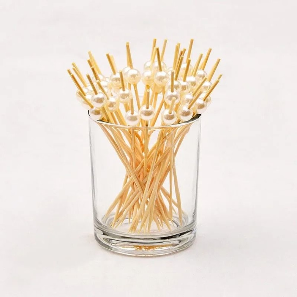 Bamboo Fruit Picks Cocktail Skewers Cupcake Toppers Set Of 100 2