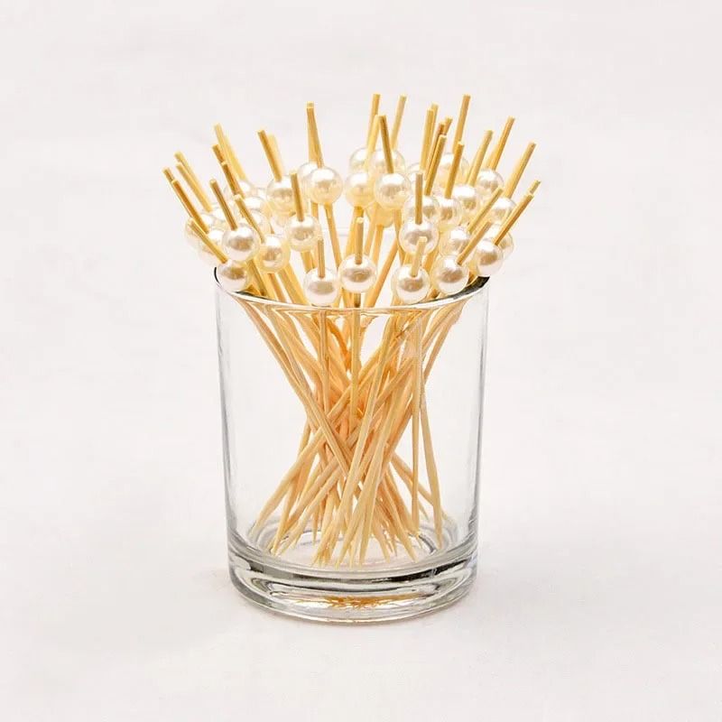 Bamboo Fruit Picks Cocktail Skewers Cupcake Toppers Set Of 100 2