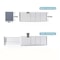 Adjustable Drawer Dividers Organizer Retractable Kitchen Storage Partition Set 6