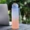 Large Capacity Sports Water Bottle 900ml Gradient Gym Fitness Drinking Bottle 1