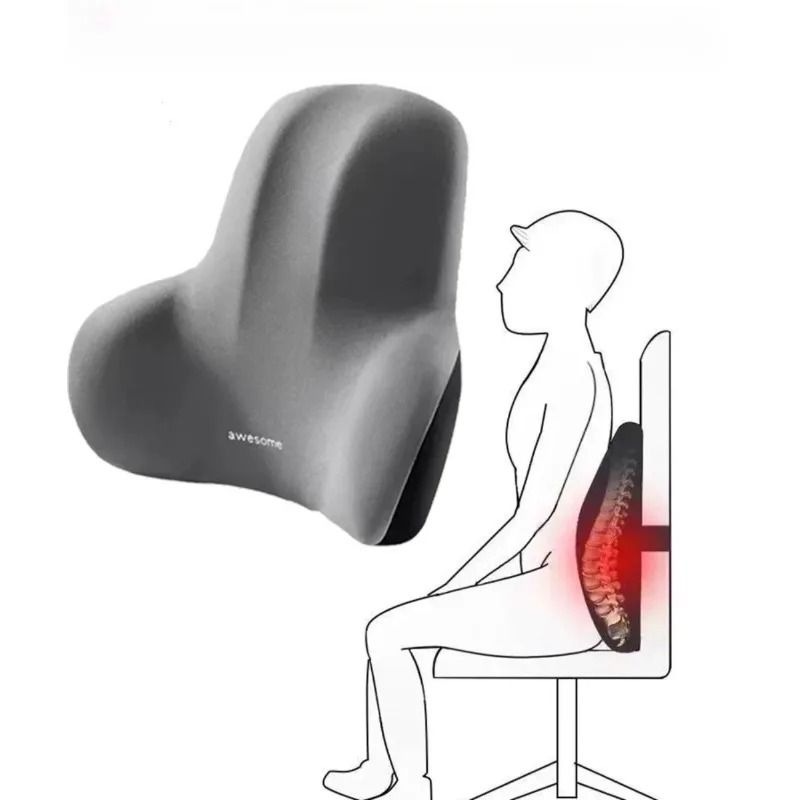 Memory Foam Lumbar Support Pillow For Chair Back Support And Comfort 10