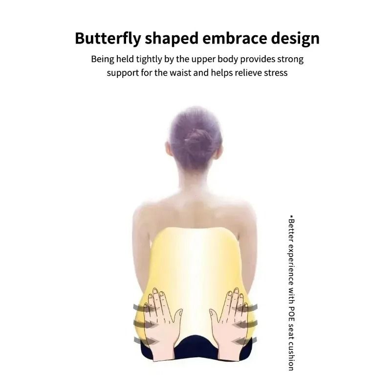 Memory Foam Lumbar Support Pillow For Chair Back Support And Comfort 7