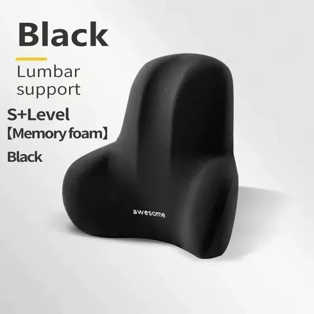 Memory Foam Lumbar Support Pillow For Chair Back Support And Comfort 1