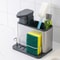 3 In 1 Kitchen Sink Organizer Stainless Steel Soap Dispenser And Sponge Holder 5